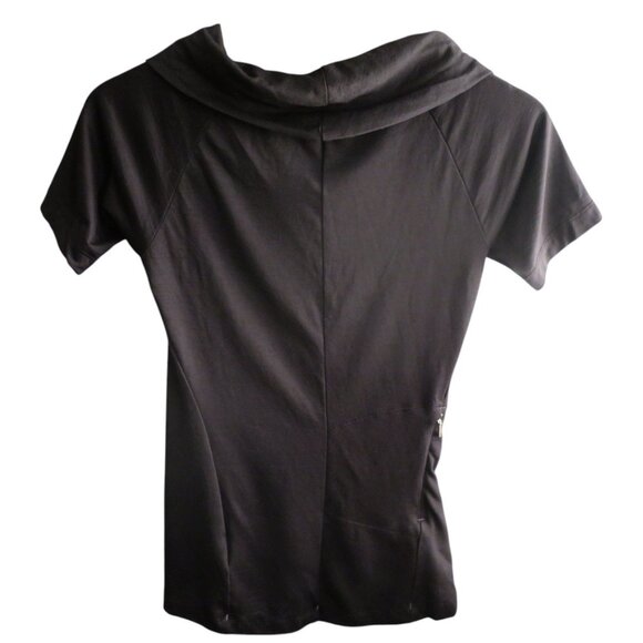 Arc'teryx Black Short Sleeve Top with Cowl Neck Size XS - Picture 7 of 10